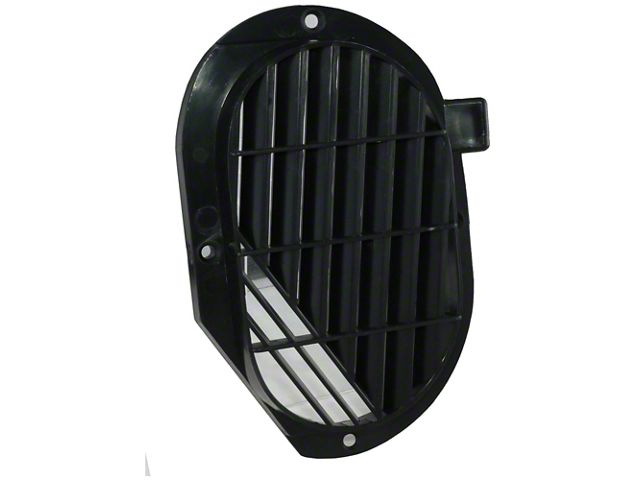 1963-1967 Corvette Kick Panel Air Vent Grille w/o AC, Right Side