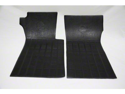 Rubber Floor Mats, Black, 1963-1967