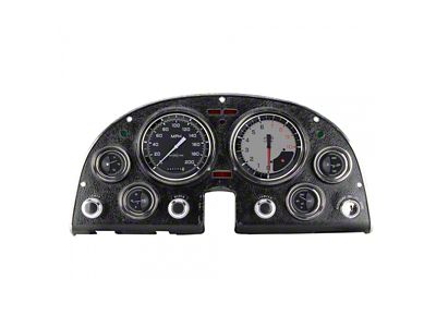 1963-1967 Corvette Updated Classic Instruments Gauge Kit Autocross Grey Series