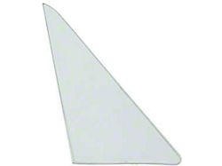 1963-1967 Corvette Vent Glass Non Date-Coded Coupe Clear Left (Sting Ray Sports Coupe)