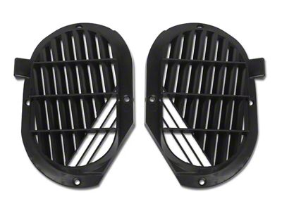 1963-1967 Corvette Vent Grilles Kick Panel