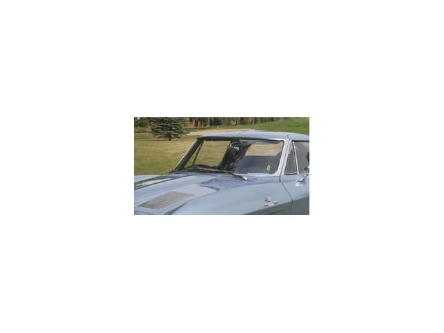 1963-1967 Corvette Windshield Clear Non-Date Coded