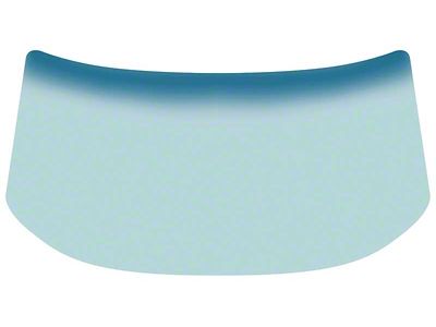 1963-1967 Corvette Windshield Tinted And Shaded Non-Date Coded