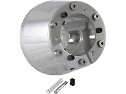 1963-1968 Corvette ididit Steering Column Adapter Polished Aluminum 