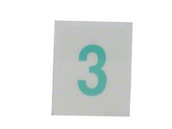 Radiator Inspection 3 Decal (63-68 Corvette C2 & C3)