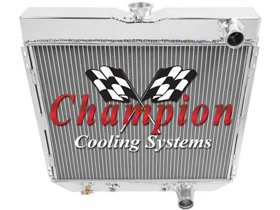 Ford Champion Aluminum Radiator, 4-Row, 1963-1970