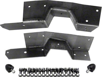 1963-1972 Chevy-GMC Truck Rear Frame C-Notch Kit, Bolt-On