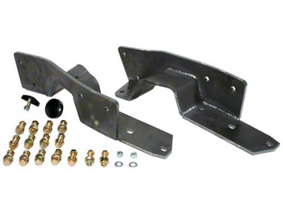 1963-1972 Chevy-GMC Truck Rear Frame C-Notch Kit, Heavy Duty 3/8 Steel