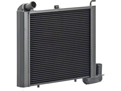 Radiator,Direct-Fit,Sm Blk & Man Trans,63-72