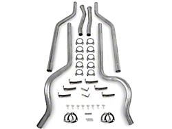 1963-1972 Chevy-GMC Truck Hooker Header Back Dual Exhaust System Without Mufflers, 2WD Longbed-Small Block