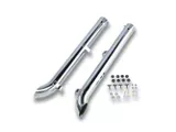 Super Competition Sidemount Header Side Tube; Chrome (63-82 Corvette C2 & C3)
