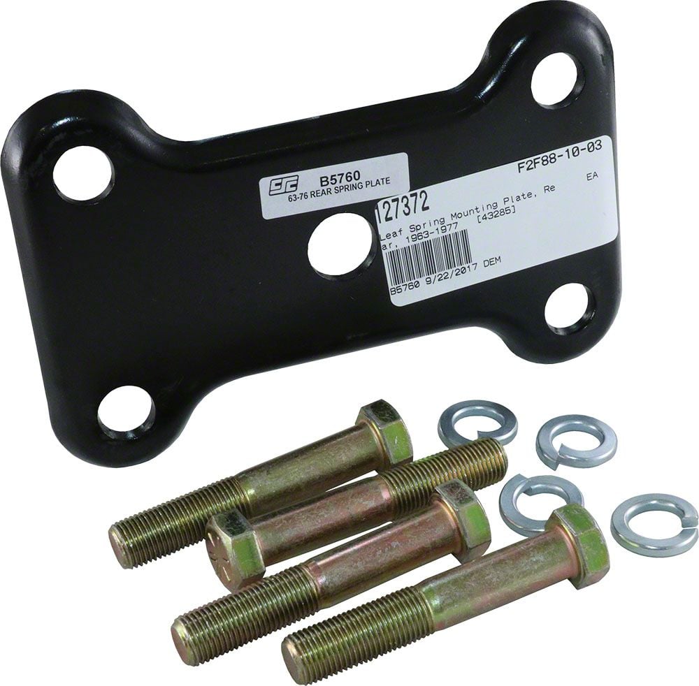 Ecklers Center Mounting Plate Kit, w/9/16 Bolts (64-78