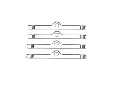 1963-1979 Nova Edelbrock 4404 Chrome Hold Downs 4Pk