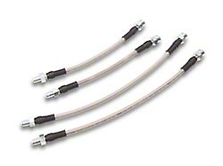 1963-1982 Corvette Brake Hose Set Braided Stainless Steel 