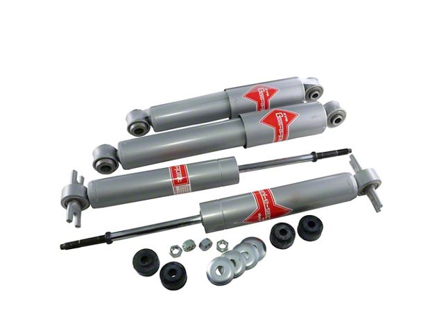 KYB Shock Absorbers, Gas, Front & Rear, 1963-1982