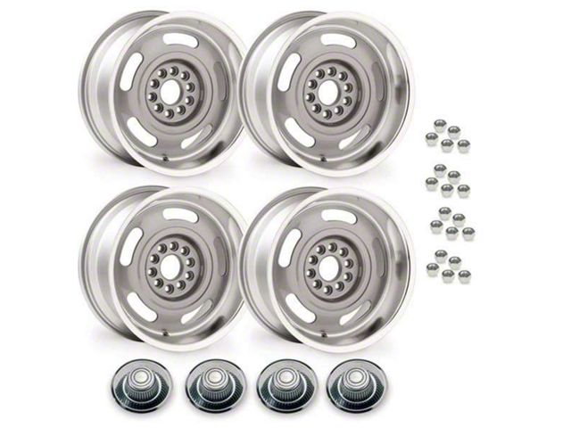 Corvett Rally Rims Ecklers 1963-1982 Corvette Rally Wheel 1-Piece Cast Aluminum 17x9 Set ...