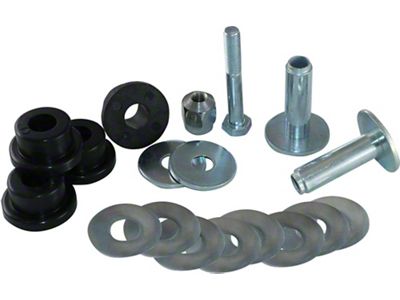 Trailing Arm Bushing Kit,Frnt,No Outer Sleeves,Poly,63-82