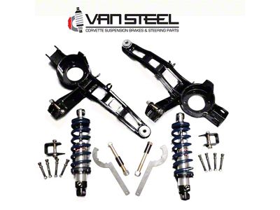 1963-1982 Corvette Van Steel Coilover Kit Rear Double Adjustment Big Block