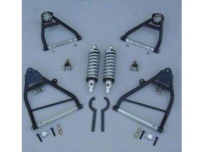 Coilover Suspension Kit,Dbl Adj,450Spring Rate,1963-82