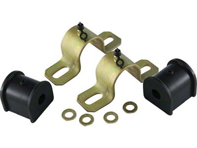 1963-1982 Corvette Van Steel Sway Bar Bushings With Brackets 9/16 Front Or Rear Polyurethane