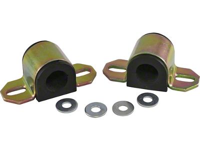 Sway Bar Bushings,Poly,15/16, Frt / Rr,w/Brackets,63-82