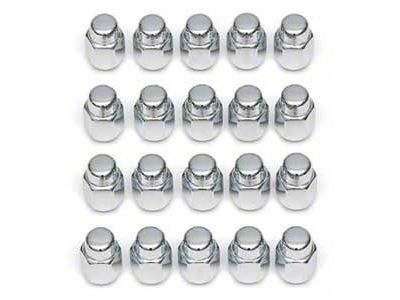 Wheel Lug Nut Set, Chrome, 1963-1982