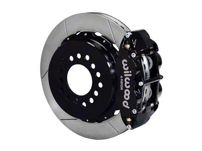 1963-1987 Chevy-GMC Truck Wilwood FNSL4R Rear Brake Kit, 5 Lug-4 Piston Black Calipers, 13 Rotors-Half Ton 2WD