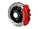 1963-1987 Chevy-GMC Truck Wilwood AERO4 Rear Brake Kit, 5 Lug-4 Piston Red Calipers, 14.25 Rotors-Drilled And Slotted, Half Ton 2WD