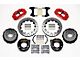 1963-1987 Chevy-GMC Truck Wilwood FNSL4R Rear Brake Kit, 5 Lug-4 Piston Red Calipers, 13 Drilled And Slotted Rotors-Half Ton 2WD