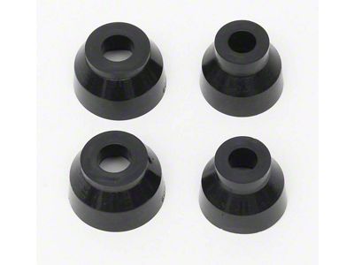 Ball Joint Boot Kit; Black (63-96 Corvette C2, C3 & C4)