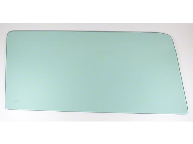 1963-64 Galaxie Fastback Door Glass - Green Tint - LH or RH