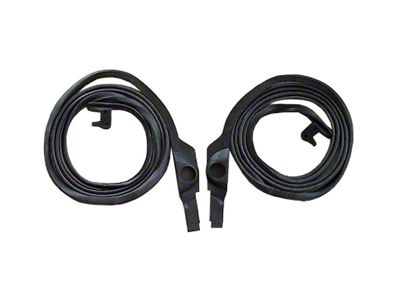 Door Seals, Pair for 2 Door Hard Top & Convertible (63-65 Comet; 63-65 Falcon; 63-65 Falcon Sedan Delivery)