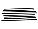 1963-65 Falcon-Comet 2 Dr.HT Belt 8-Piece Weatherstrip Kit For Doors & Rear Quarter Windows