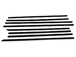 1963-65 Falcon-Comet 2 Dr.HT Belt 8-Piece Weatherstrip Kit For Doors & Rear Quarter Windows