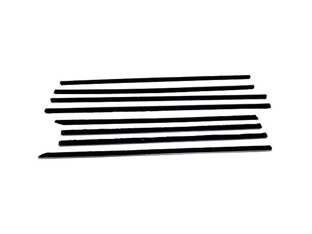 1963-65 Falcon-Comet 2 Dr.HT Belt 8-Piece Weatherstrip Kit For Doors & Rear Quarter Windows