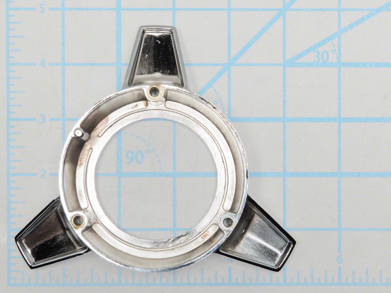 OPR Ecklers Wire Wheel Cover Spinner - Chrome Plated Die Cast