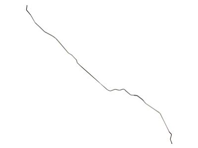 1963-65 Ford Falcon Front To Rear Fuel Line, 6-Cylinder 2 Door Hardtop, Stainless Steel (6-Cylinder Engine)