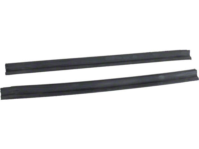 1963- 65 Ford Falcon & Mercury Comet HArdtop Quarter Window Vertical Seals w/Metal Insert