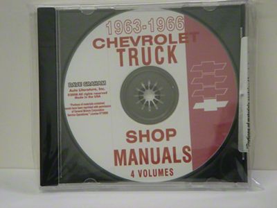 1963-1966 Chevrolet Truck Shop Manuals (CD-ROM)