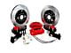 1963-67 F-100 14 Pro+ Big Brake Kit, Front, Red Calipers