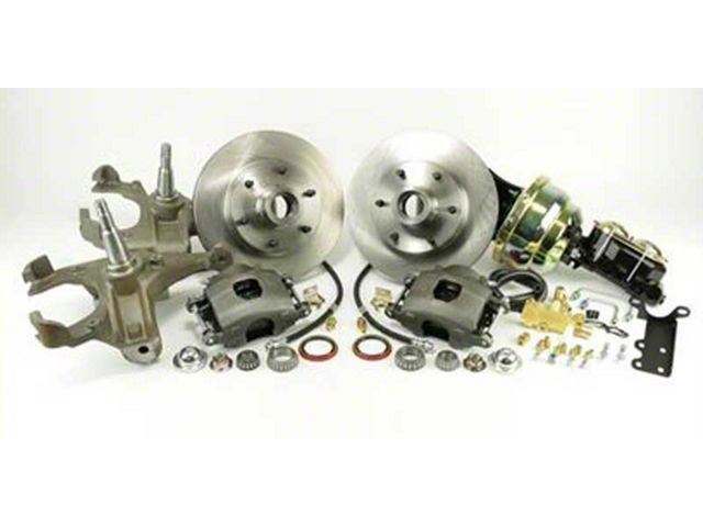 1963-70 Chevy-GMC Truck Legend Series Power Front Disc Brake Kit-6 Lug-2 Drop