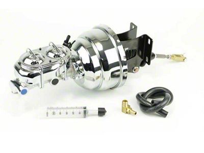 1963-70 Chevy-GMC Truck Master Cylinder-Booster 1 Bore-Chrome