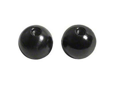 1963 Corvette Door Opener Knob Black