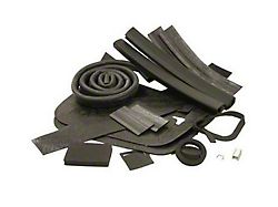 1963 Corvette Engine Compartment Seal Kit For Cars Without Air Conditioning 