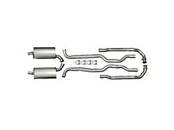 Header-Back Exhaust System (1963 Small Block V8 Corvette C2 w/ Manual Transmission)