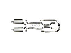 1963 Corvette Exhaust System Small Block 300hp And 360hp Aluminized 2-1/2 With Manual Transmission