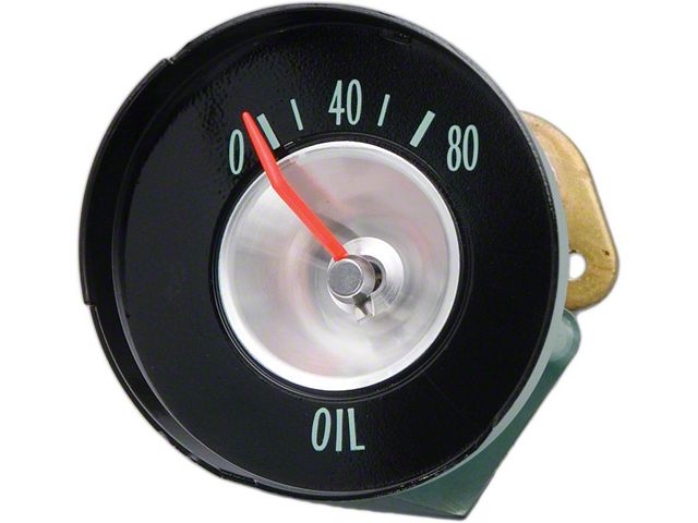 1963 Corvette Oil Pressure Gauge 80Lb.