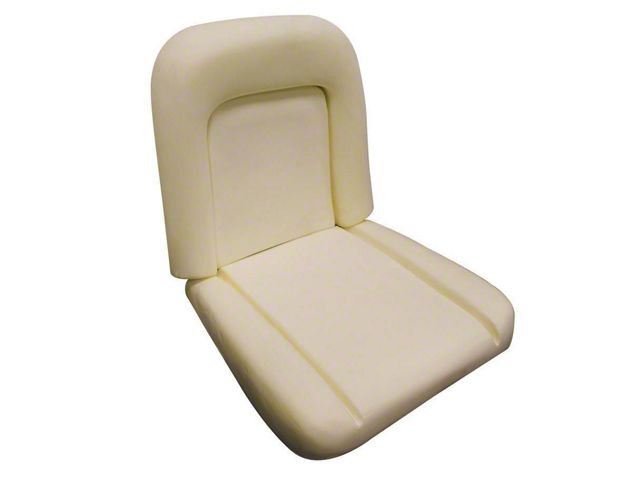 1963 Falcon Molded Bucket Seat Foam Set, Convertible