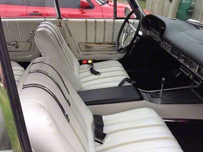 1963 Ford Galaxie 500XL 4-Door Hardtop Front Buckets & Rear Seat Cover Set