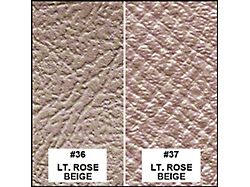 Front Bucket Seat Covers, Vinyl, Light Rose Beige 36 & 37, Trim Code 51 (1963 Ford Thunderbird)